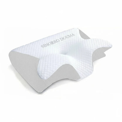 Oreiller Cervical DoumaSI - Mousse à Mémoire de Forme Anti-Ronflement