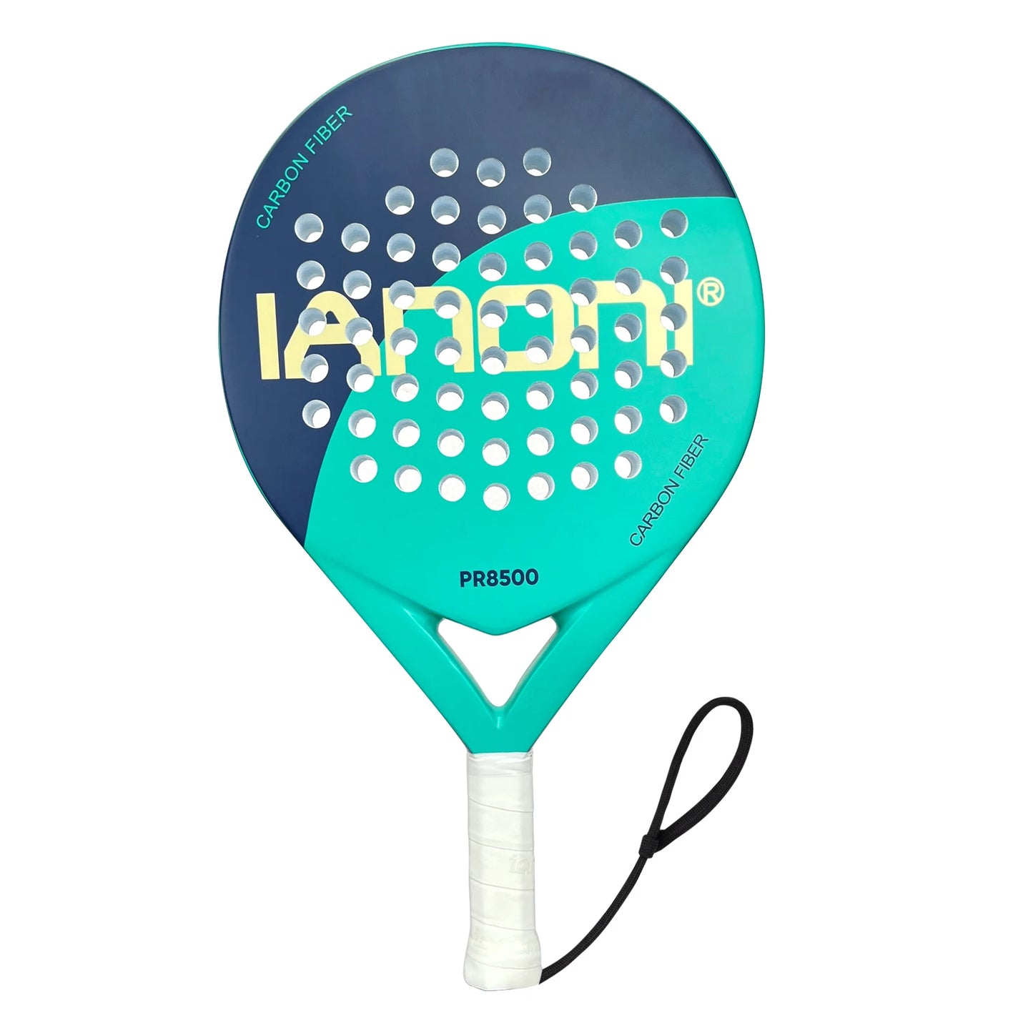 Raquette de Padel IANONI, Surface en Fiber de carbone avec noyau en mousse flexible à mémoire EVA, raquettes de Tennis légères